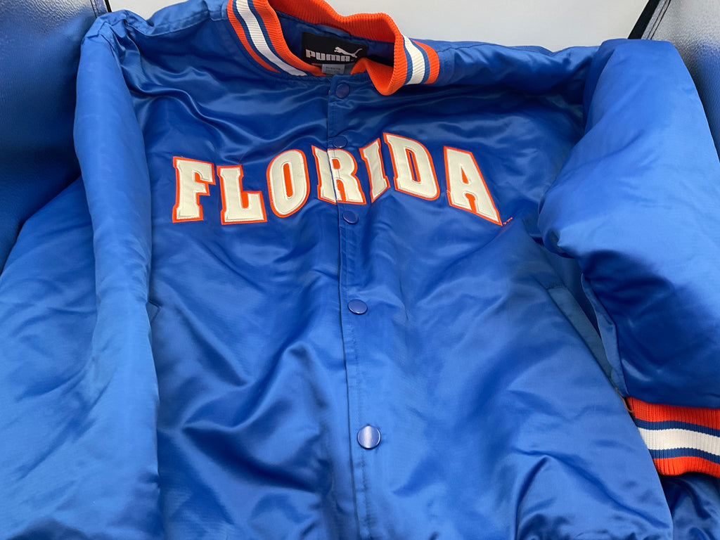 Vintage Starter Florida Gators The Enforcer Satin Varsity Jacket XL
