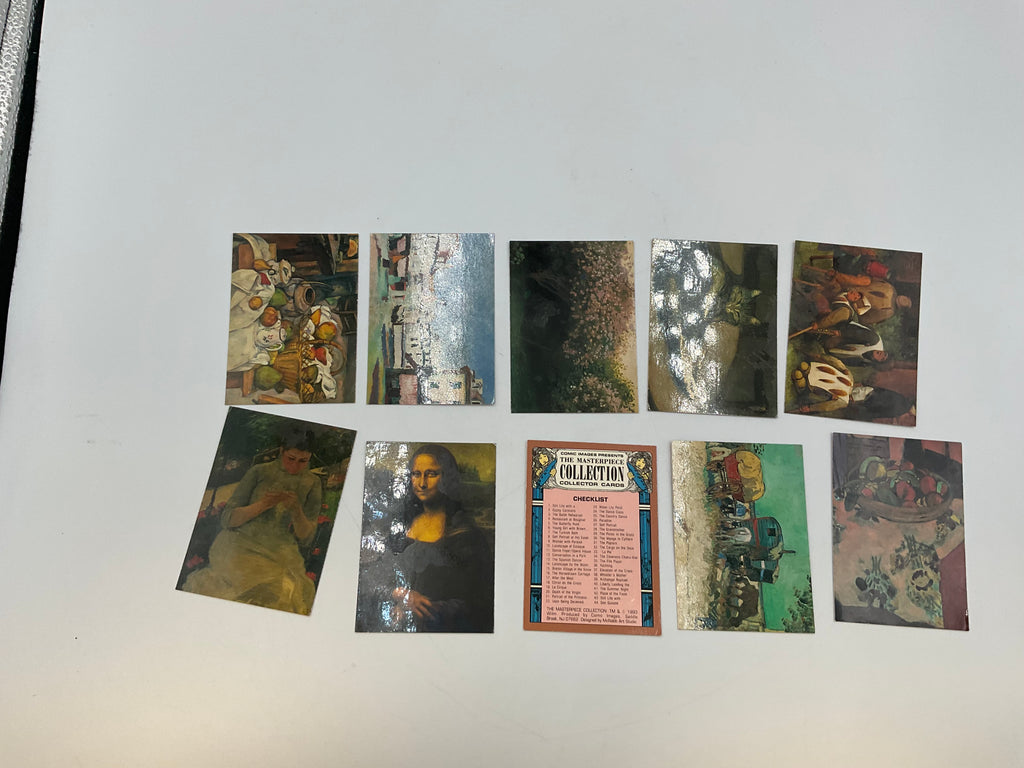 1993 The Masterpiece Collection Fine Art Trading Cards 10-Card Reader Lot