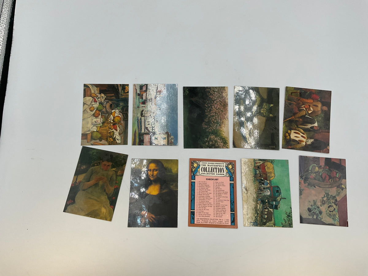 1993 The Masterpiece Collection Fine Art Trading Cards 10-Card Reader Lot