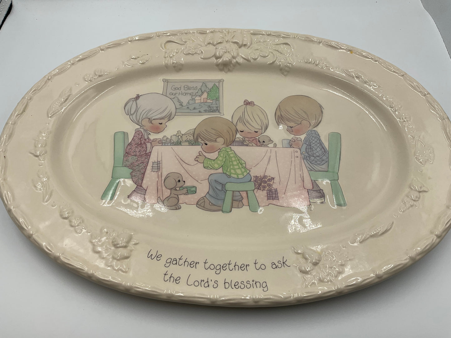1994 Precious Moments The Lords Blessing Platter