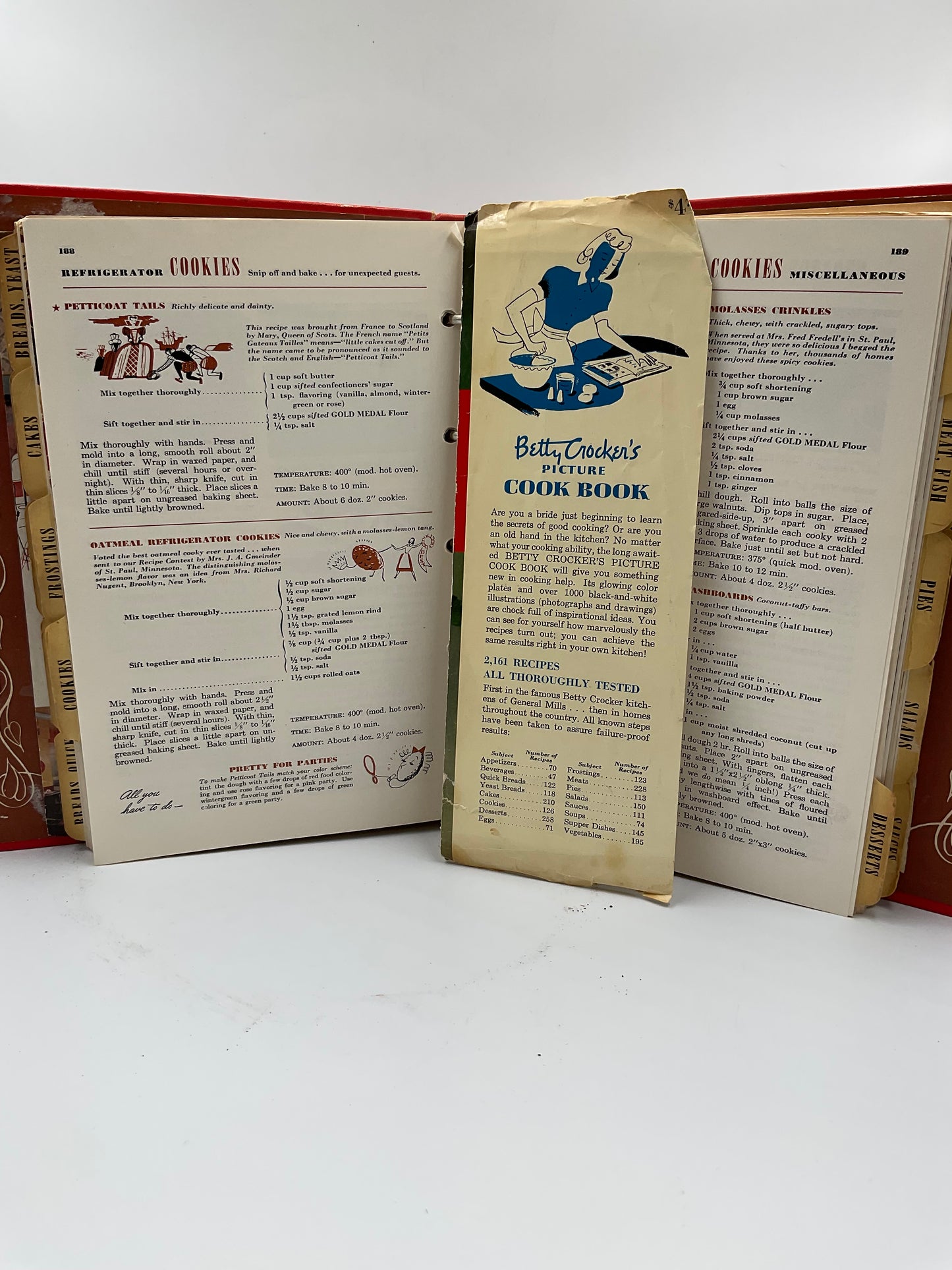 Vintage 1950  Betty Crocker’s Picture Cook Book First Edition Cookbook