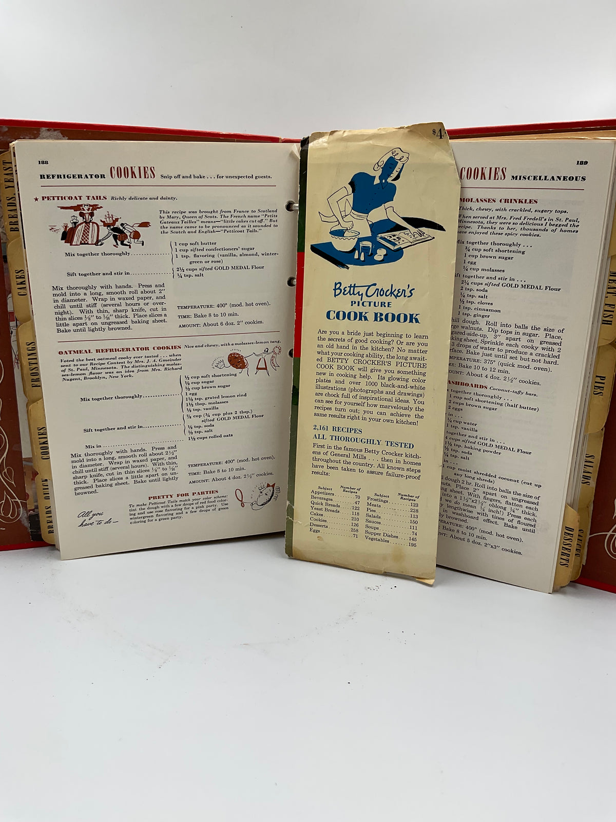 Vintage 1950  Betty Crocker’s Picture Cook Book First Edition Cookbook