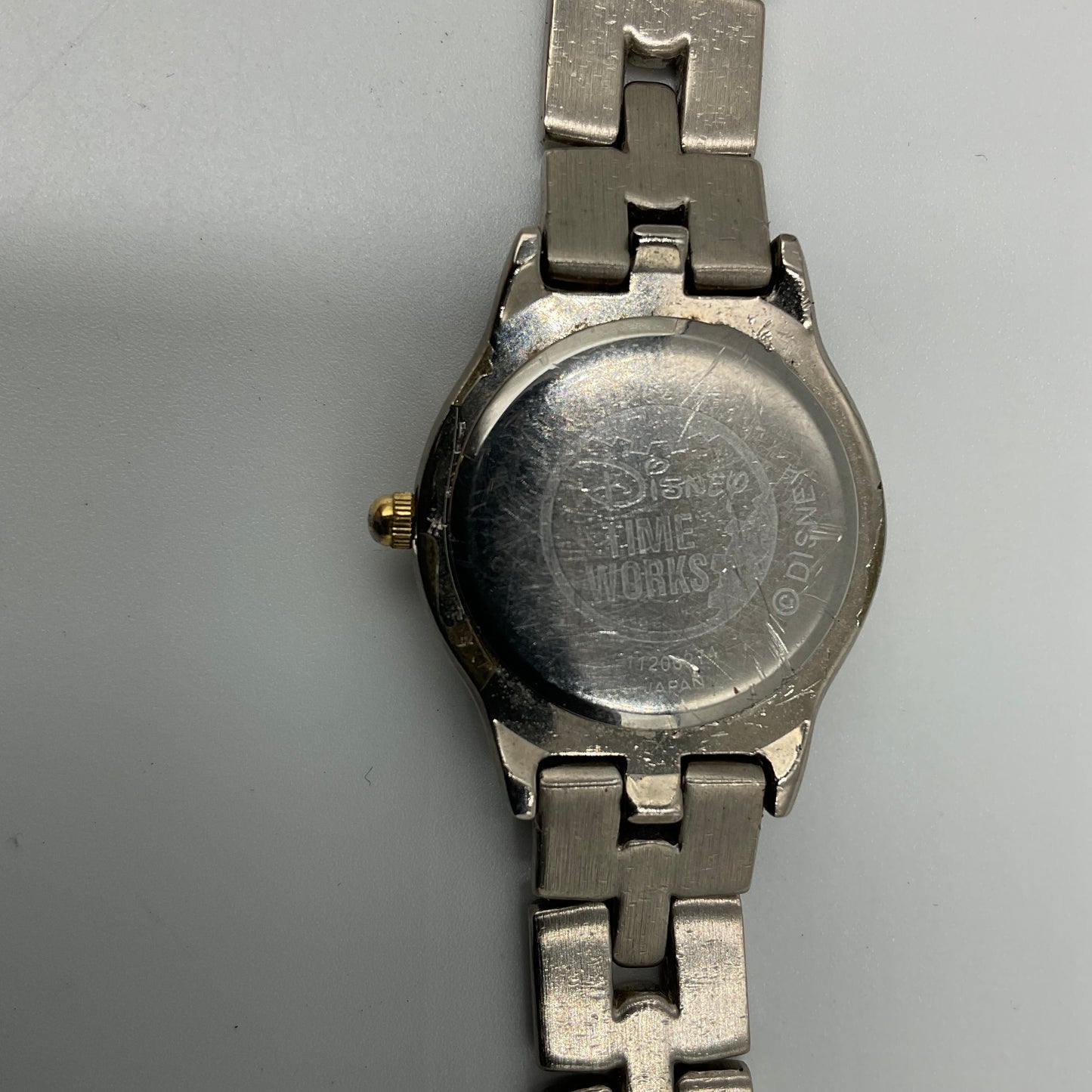 Disney Time Works Mickey Mouse Watch New Battery Working Condition