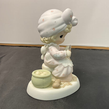 Precious Moments Vintage 1995 Always Take Time to Pray Hand Painted Porcelain Collectible Figurine