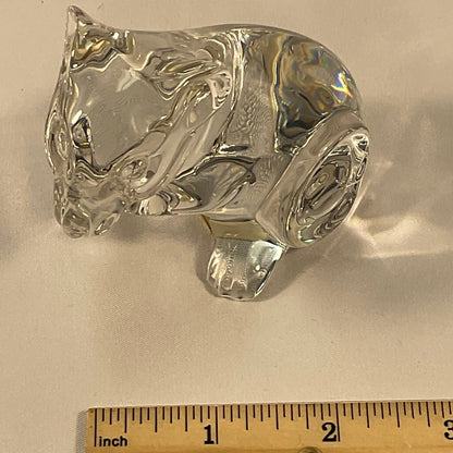 Princess House Pets Lead Crystal Mouse Collectible Art Decor Excellent Condition