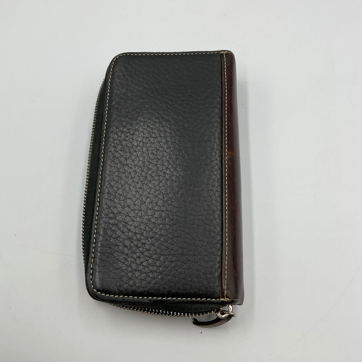 Dooney & Bourke Pebbled Leather Wallet Checkbook Zip-Around