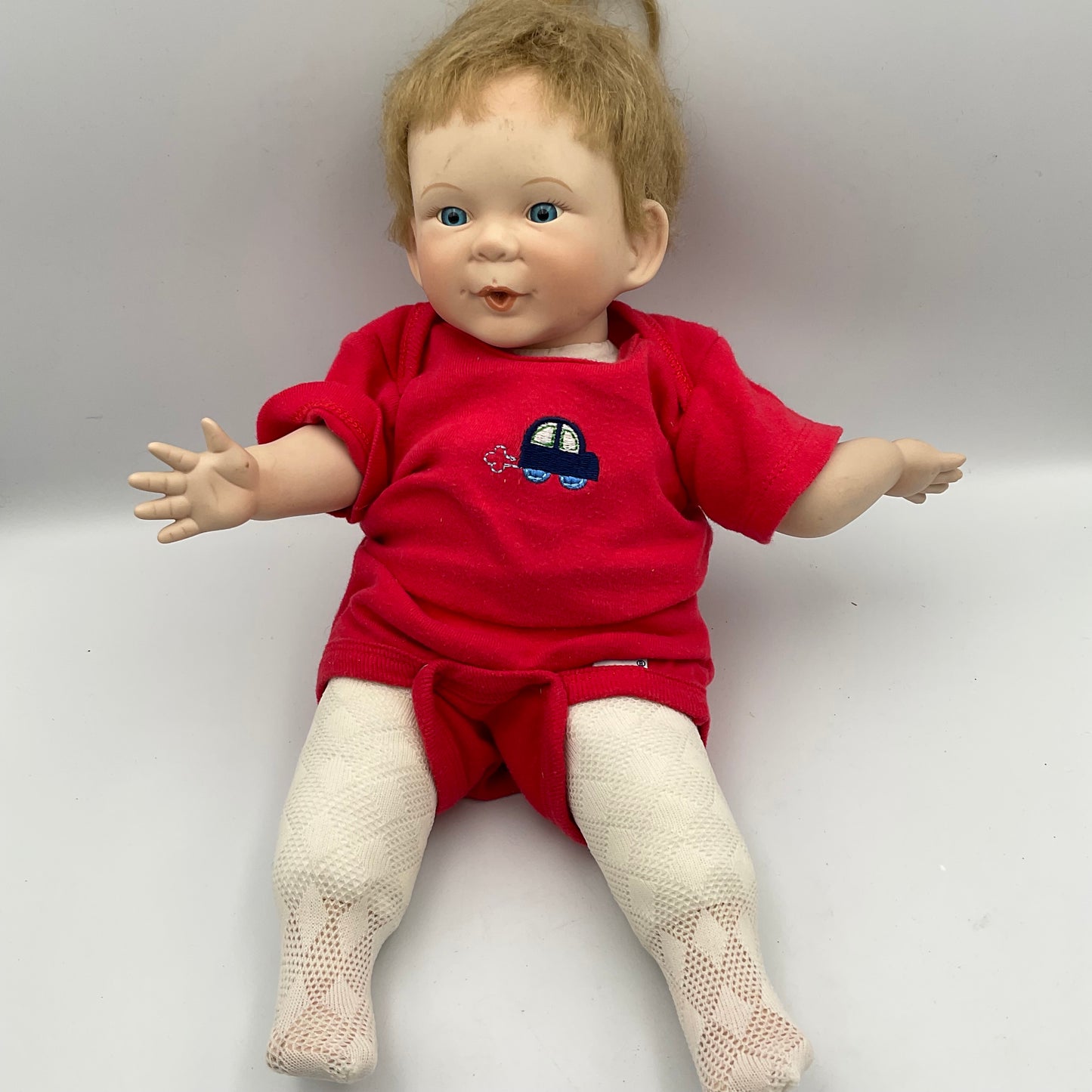 Ashton-Drake Galleries Porcelain Baby Doll Blue Eyes