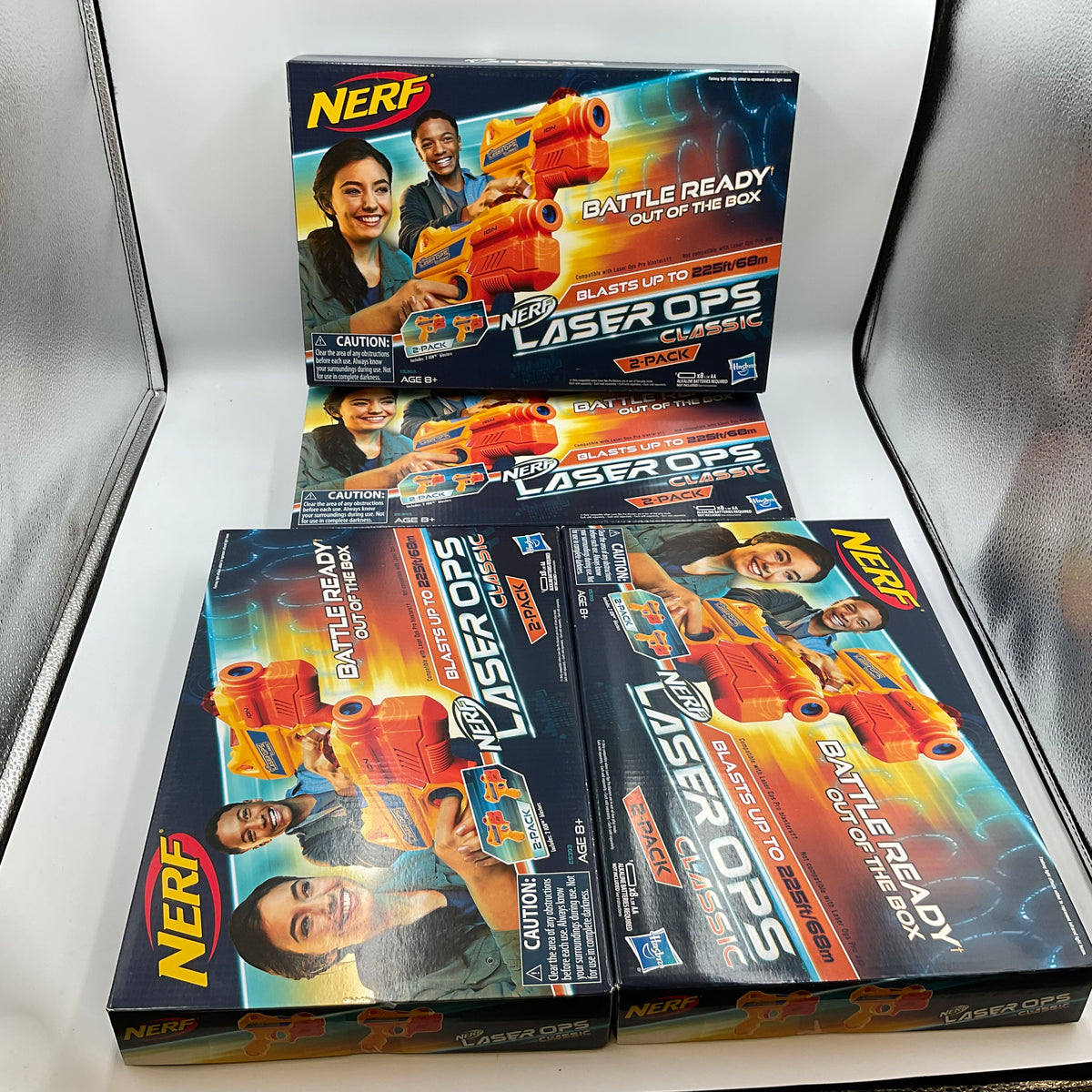 Nerf Laser Ops Classic Ion Blaster 2 Pack 4 Boxes