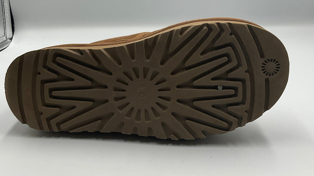 UGG Women's (size 6) Neumel Platform Zip Chestnut Suede Boots