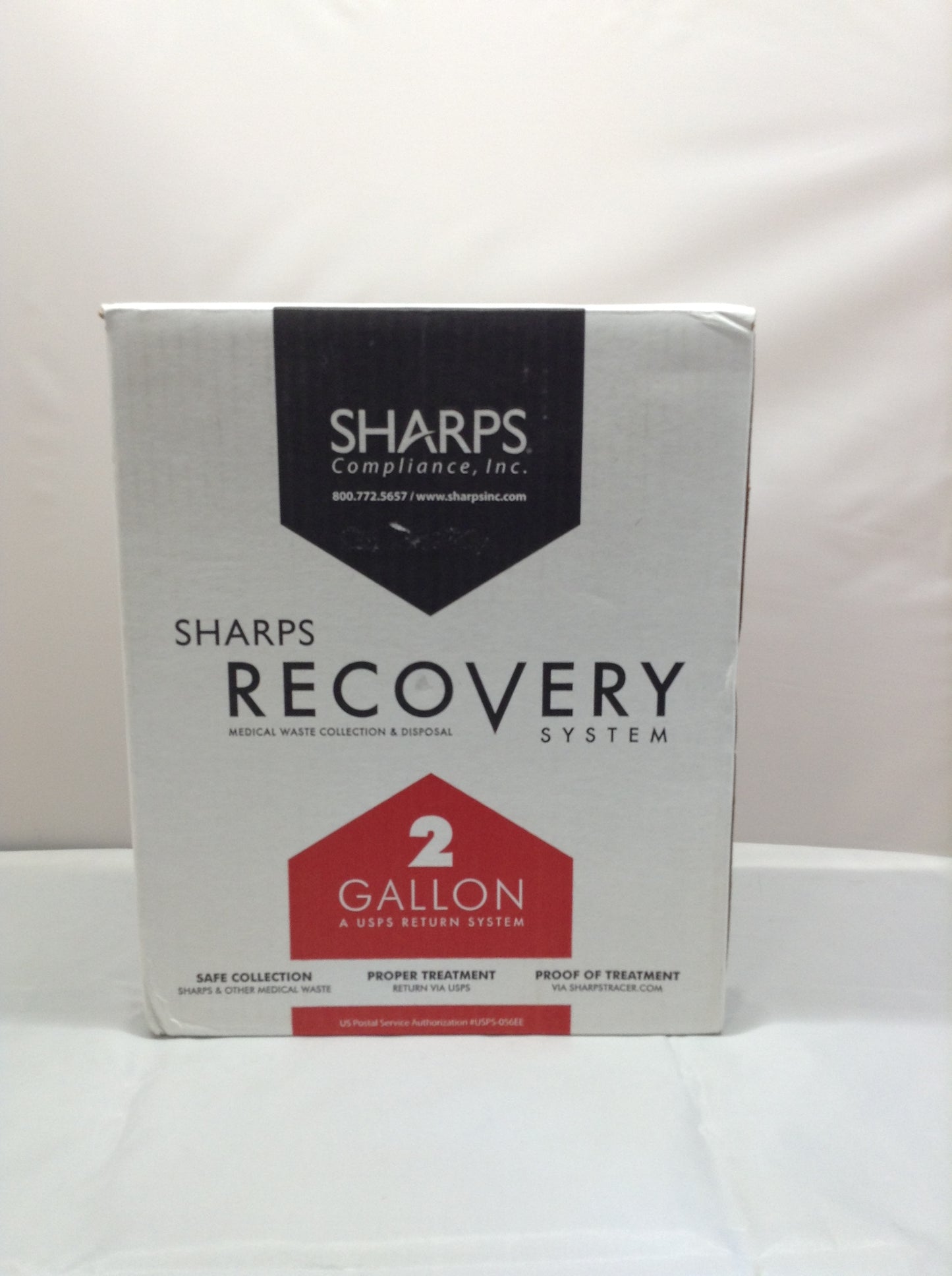 Sharps Recovery System 2 Gallon w/Return Box