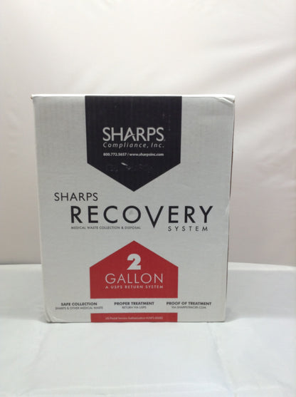 Sharps Recovery System 2 Gallon w/Return Box