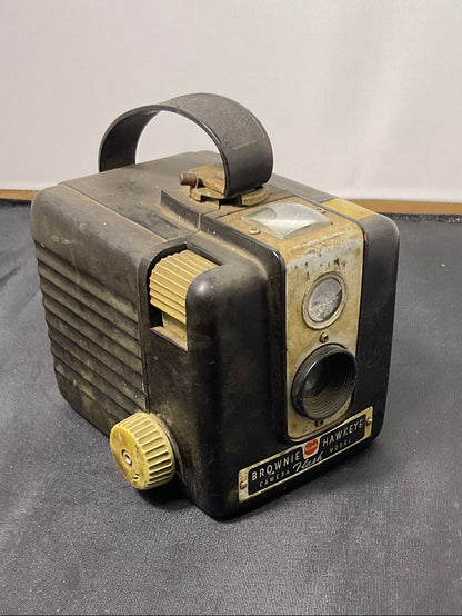 Vintage 1949-1961 Kodak Brownie Hawkeye Camera Untested