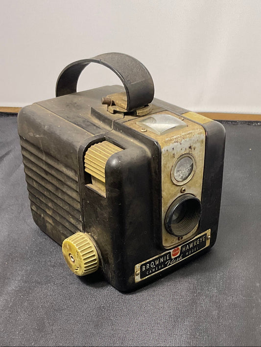 Vintage 1949-1961 Kodak Brownie Hawkeye Camera Untested