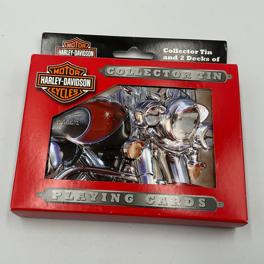 Harley Davidson Playing Cards Collectors Tin New Unopened