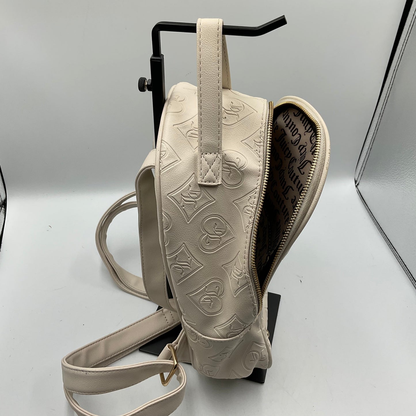 Juicy Couture monogram debossed mini backpack