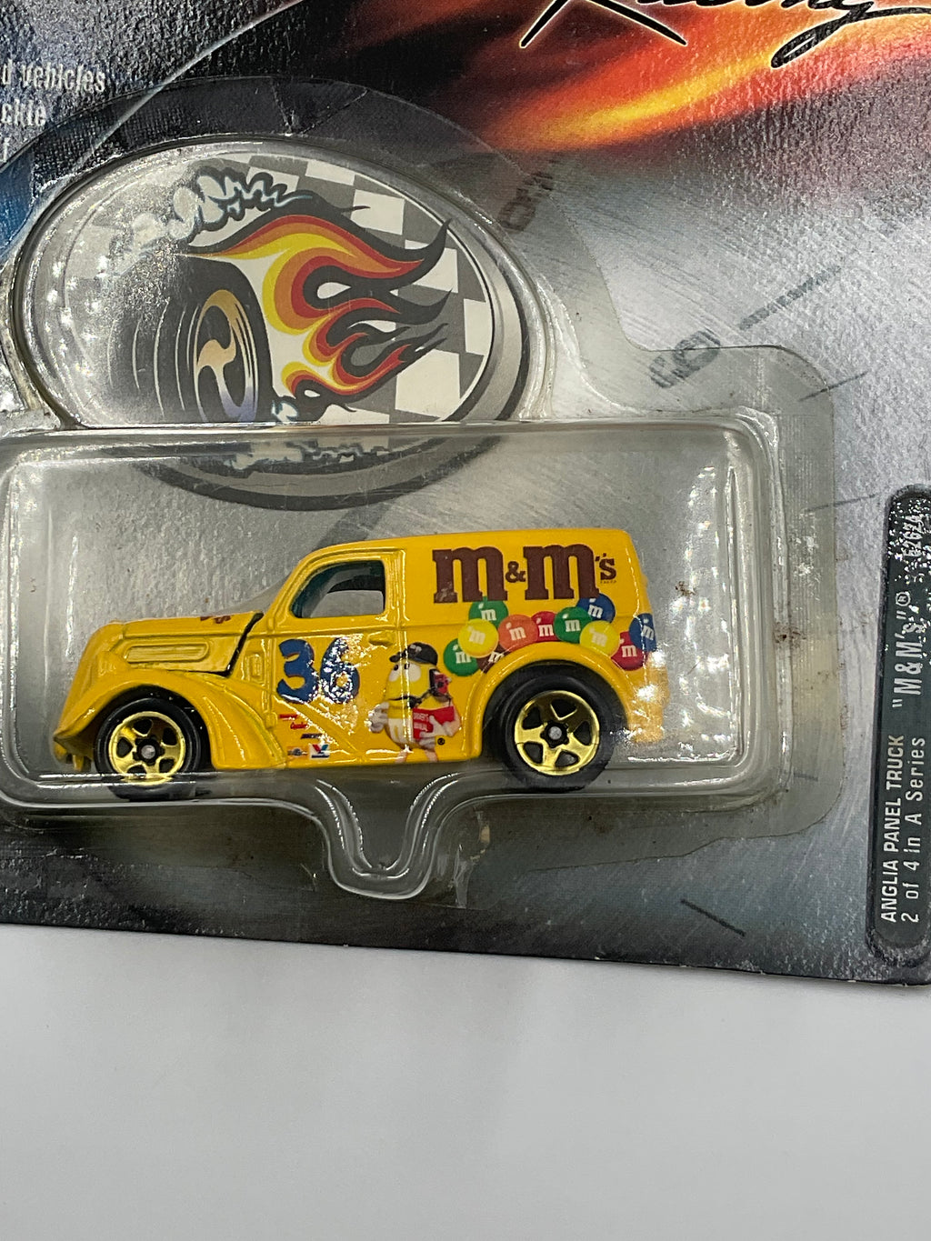 Hot Wheels Anglia Panel Truck #36 M&M's 2001 Pro Racing