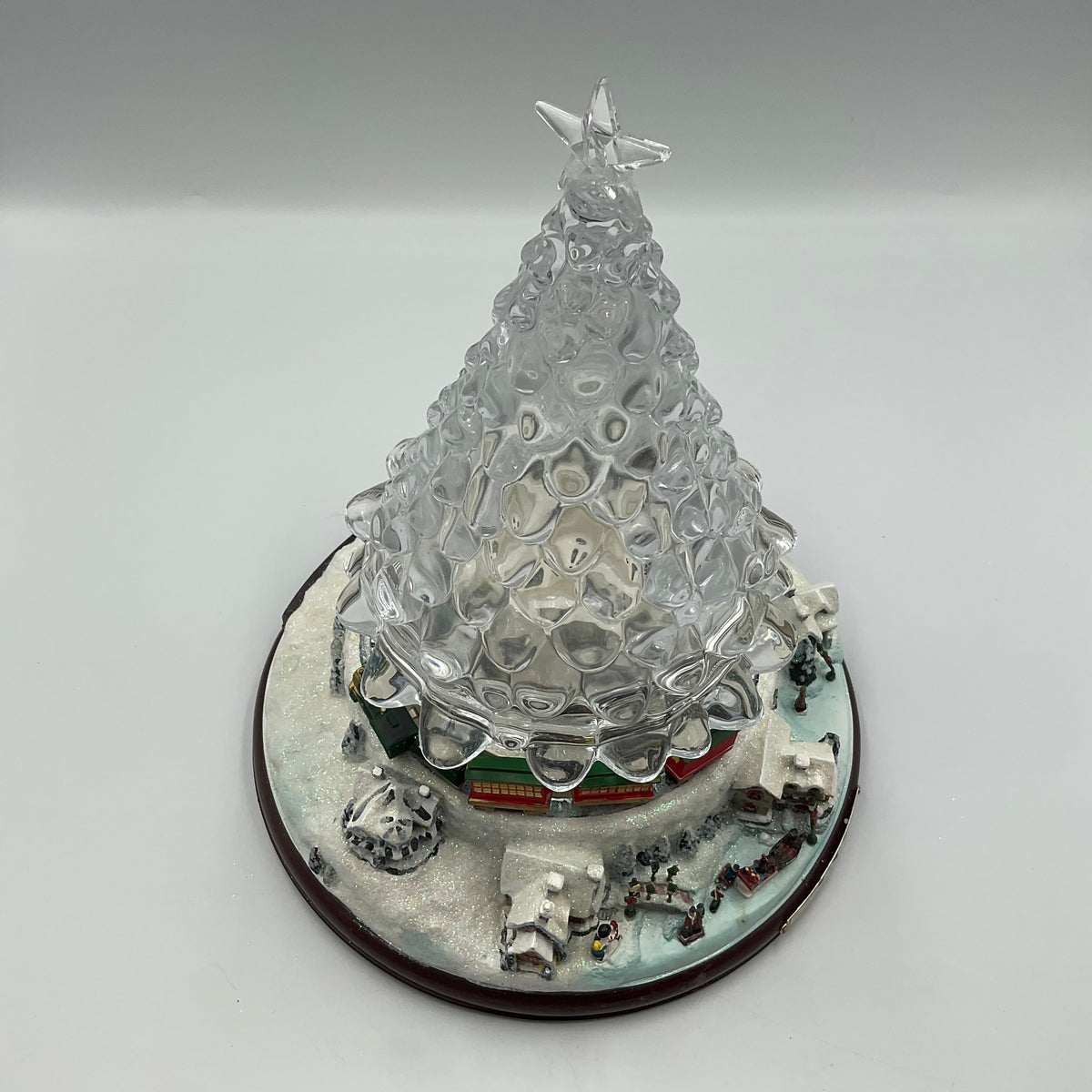 Thomas Kinkade Reflections Of Christmas Light Up Tree Tested and Works