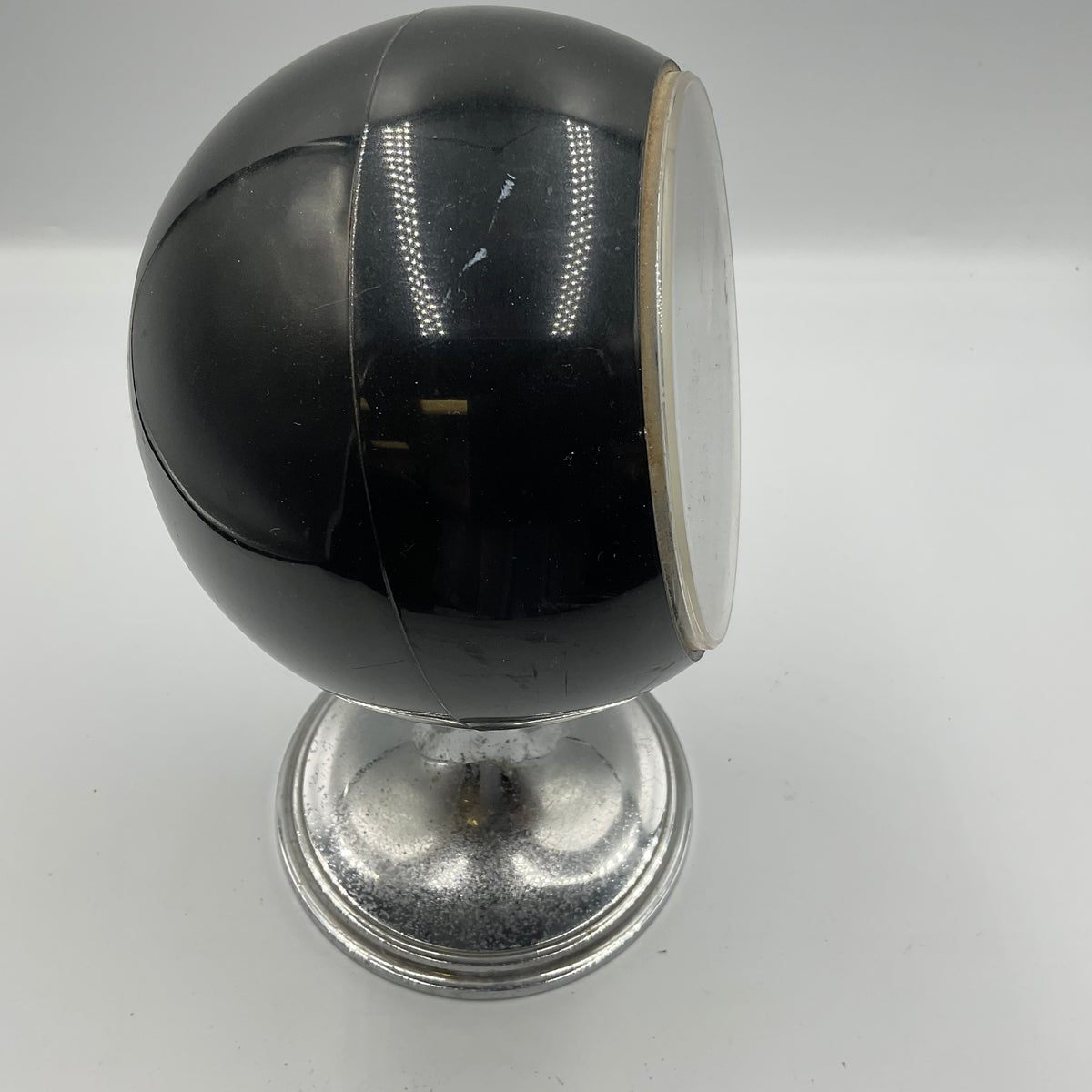 Vintage Bulova 634 Space Age Orb Desk Clock Works