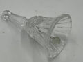 Vintage Clear Pressed Glass Bell Dinner Bell Possibly Precut