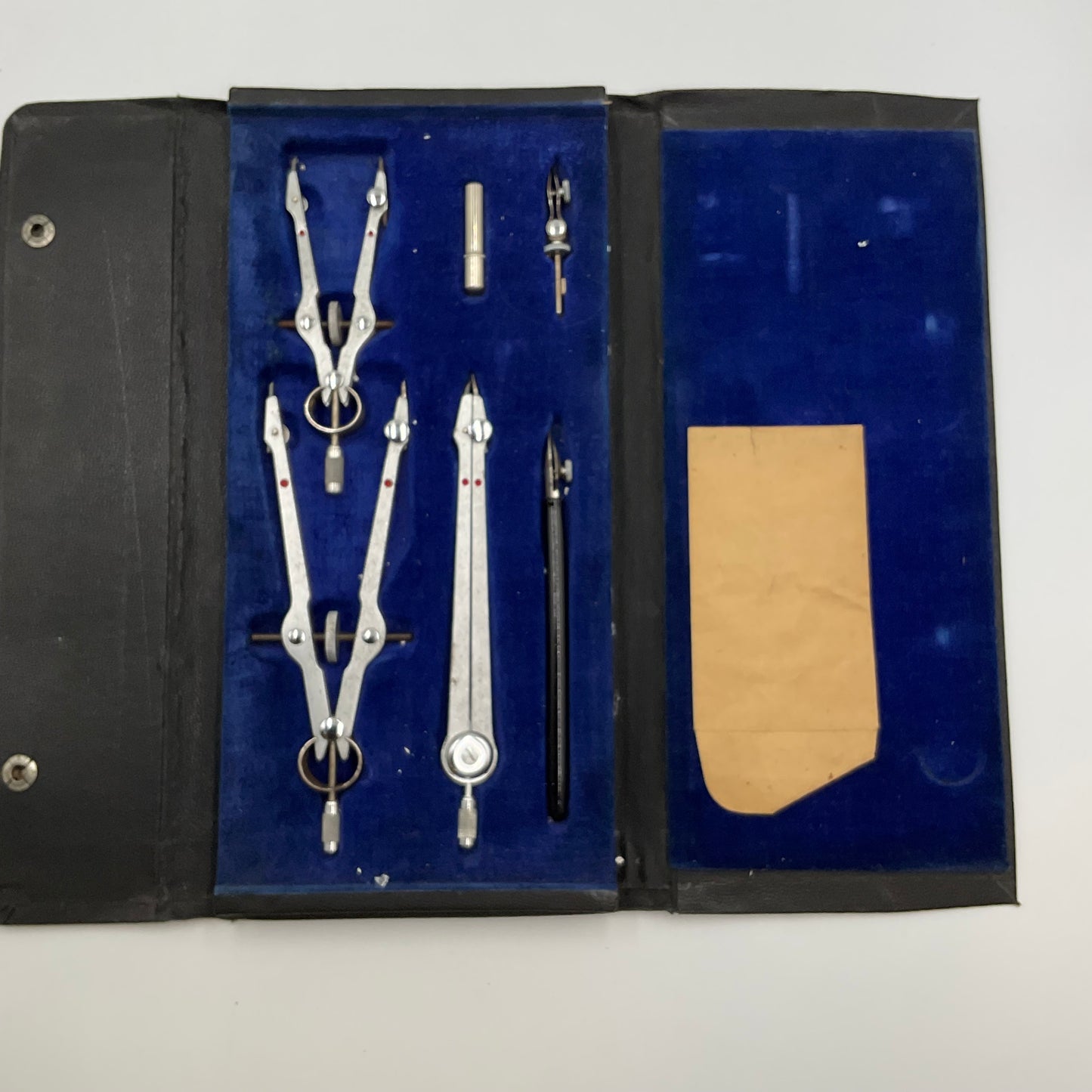Vintage Vemco Drafting Tool Set In Case p314
