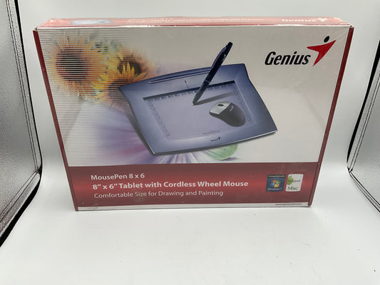 Genius MousePen Drawing Tablet (Metallic Slate Blue) NIB