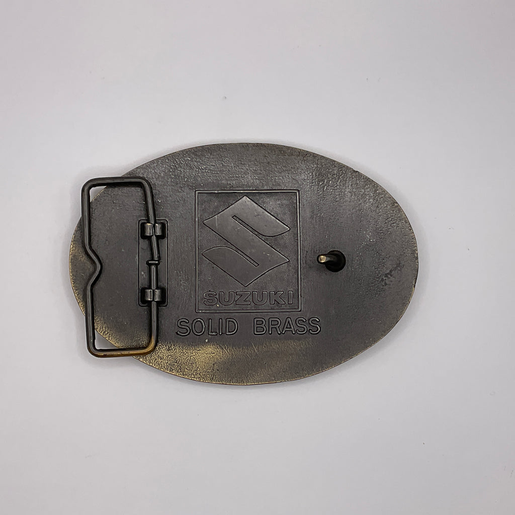 Suzuki Cavalcade 1986 Solid Brass Belt Buckle
