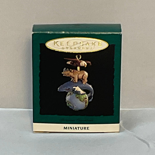 Hallmark Keepsake Miniature Christmas Ornaments 1991-1995