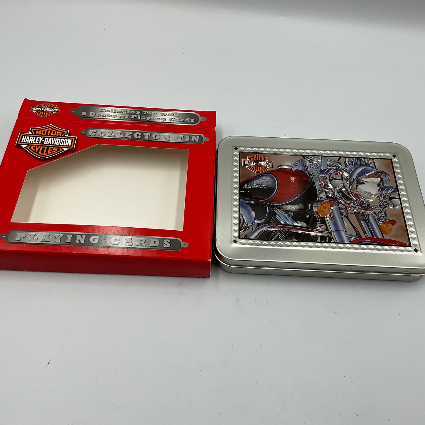 Harley Davidson Playing Cards Collectors Tin New Unopened