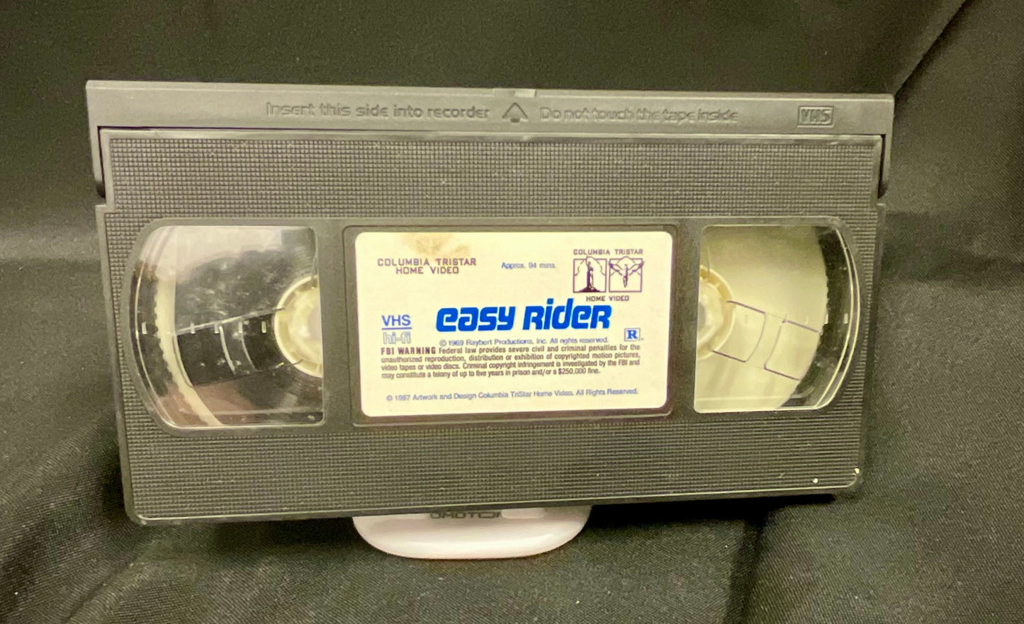 Easy Rider Vintage 1969 1990 VHS Video Peter Fonda Dennis Hopper Terry Southern Jack Nicholson Pre-Owned Sony Pictures Film Untested