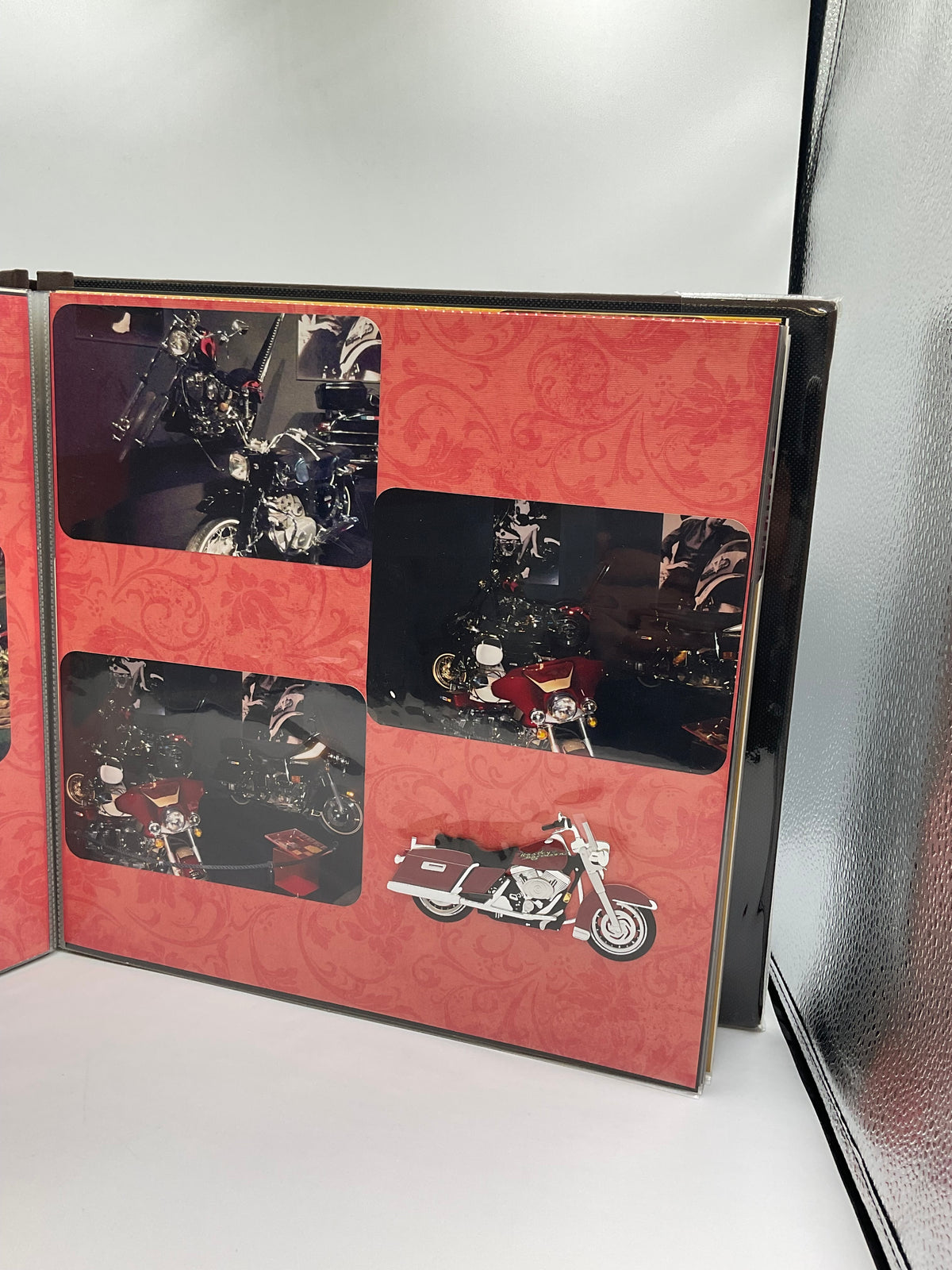 completed, vintage Graceland & Memphis vacation photo scrapbook