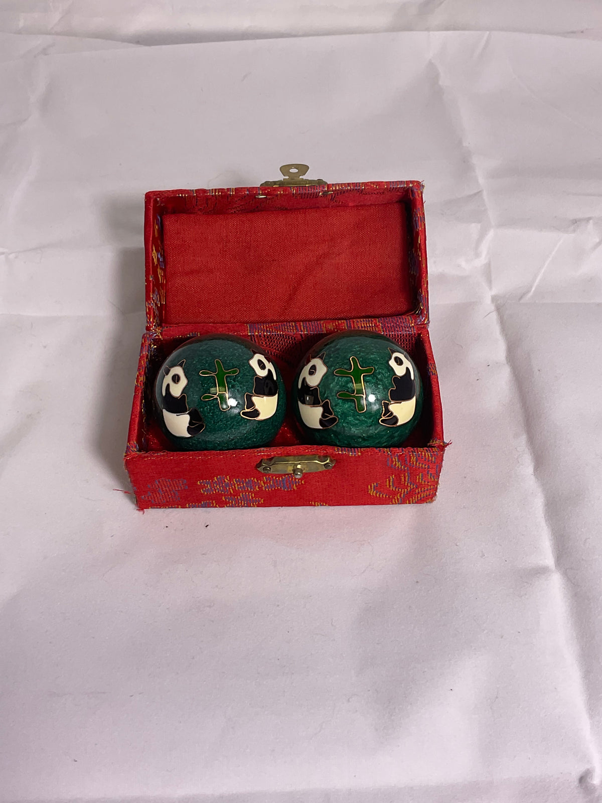 Vintage Chinese Harmony Health Ball Set for Relaxation and Meditation