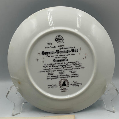 Edwin M. Knowles Fine China Disney Cinderella Collectors Plate COA Original Box