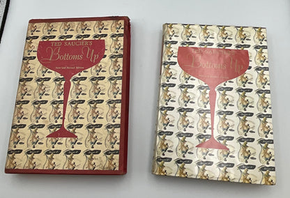 Ted Saucier's Bottoms Up Vintage 1962 Cocktail Recipe Book Hardcover