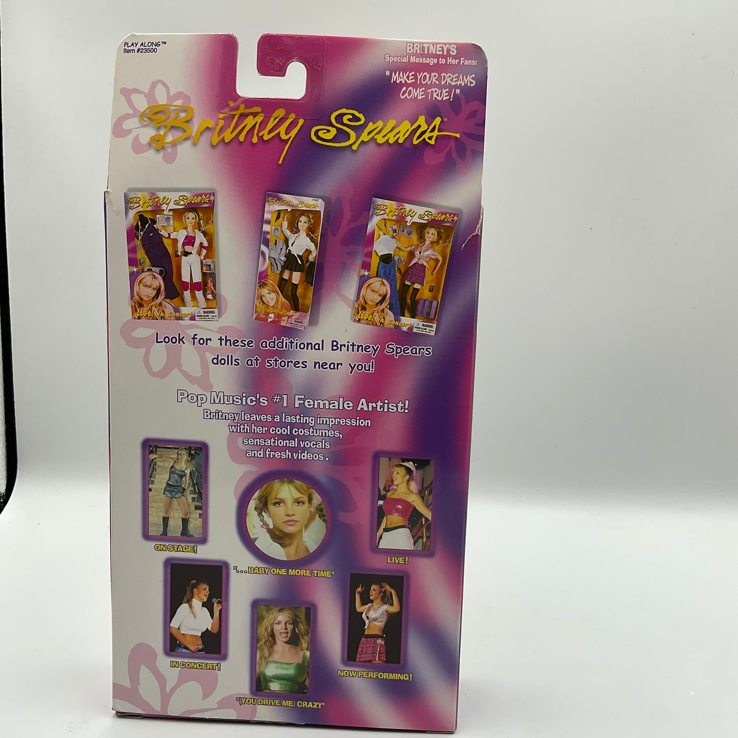 Vintage Brittany Spears 2000 Baby One More Time Doll Factory Sealed