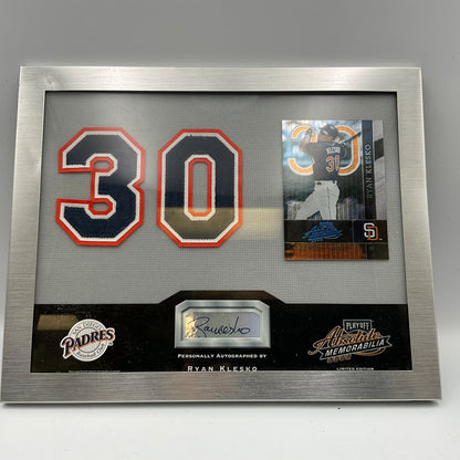 San Diego Padres Ryan Klesko Autographed Playoff Memrobilia