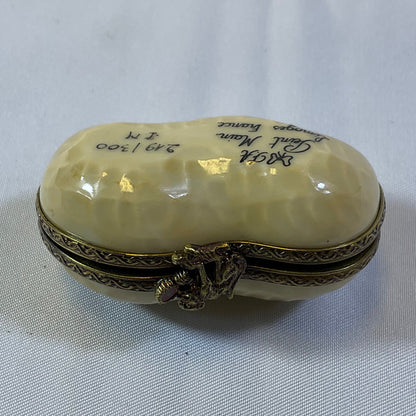Peint Main Limoges France Limited #d 249/300 Collectible Authentic Vintage Hand Painted Porcelain Peanut