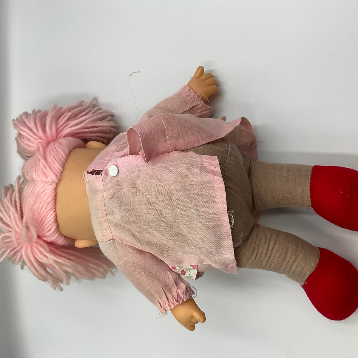 Vintage 1980s Komfy Kid Ice Cream Doll Girl Astra Trading Corp Overalls