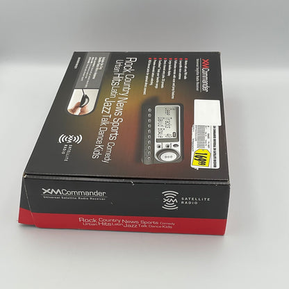 XM Commander Satellite Radio Tuner System Untested in Original Box