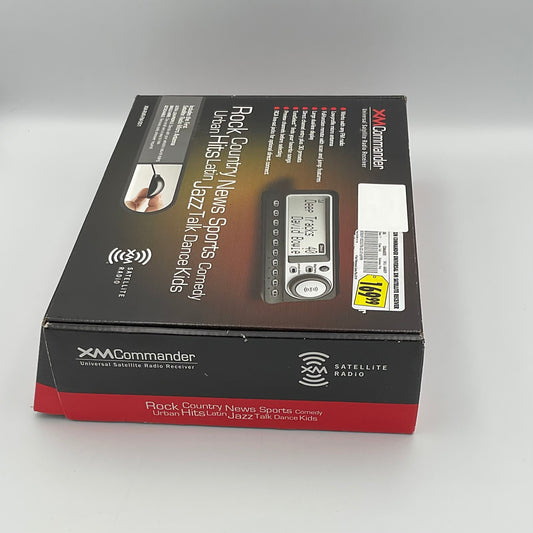 XM Commander Satellite Radio Tuner System Untested in Original Box