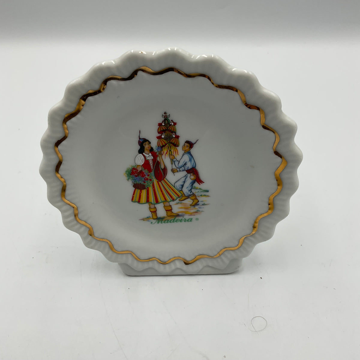 Vintage Small Souvenir Plate Madeira MD Portugal