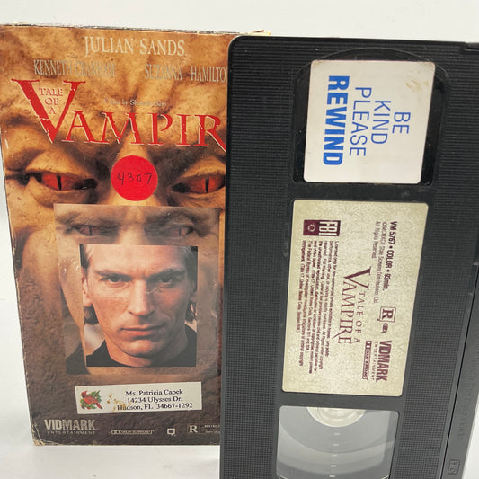 Tales Of A Vampire Vintage VHS Video Tape