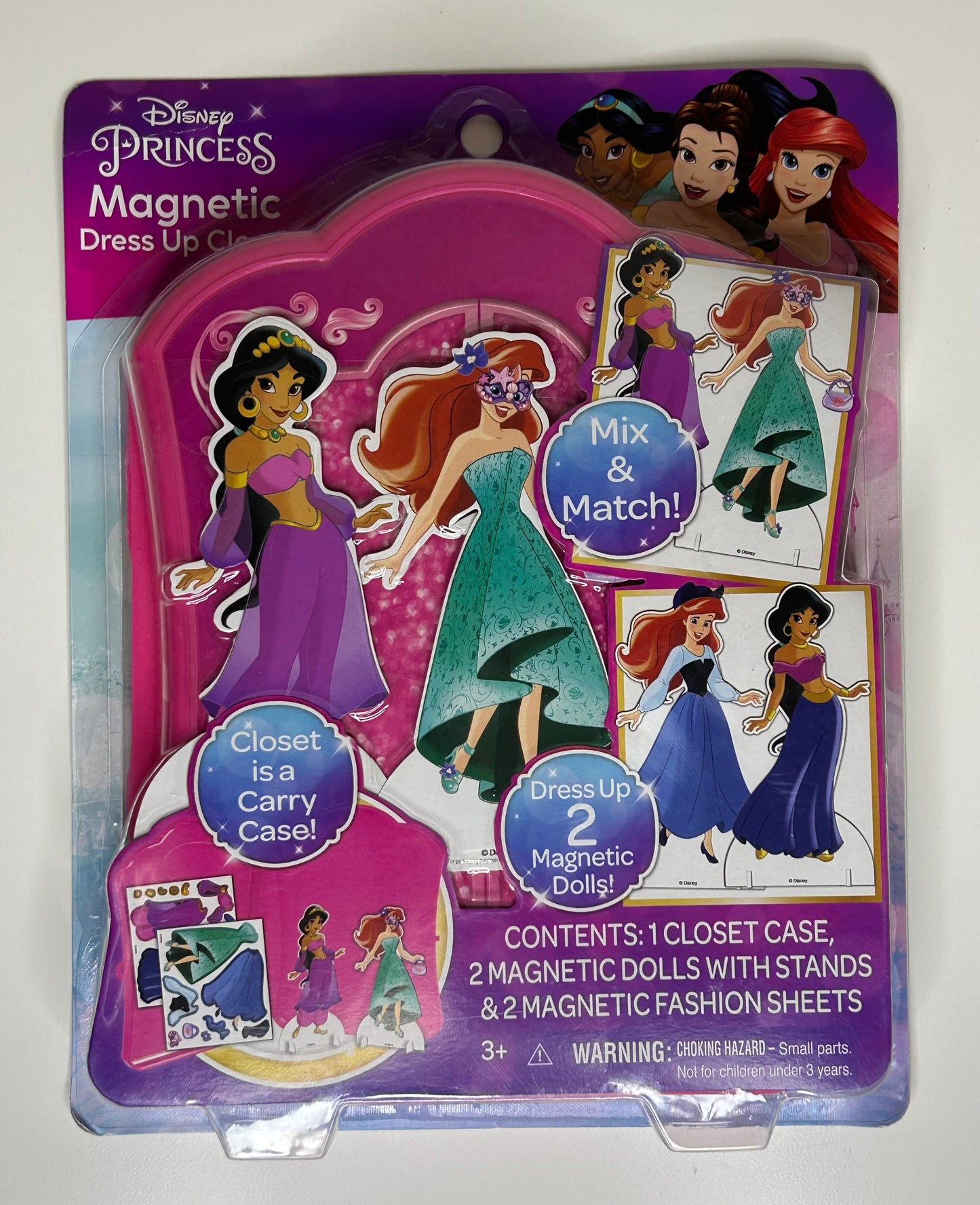Disney Princess Magnetic Dress Up Closet New in Box
