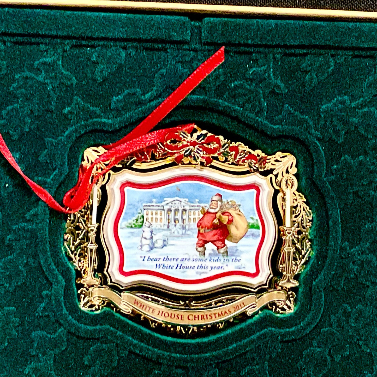 White House Historical Association 50th Anniversary 2011 Christmas Ornament