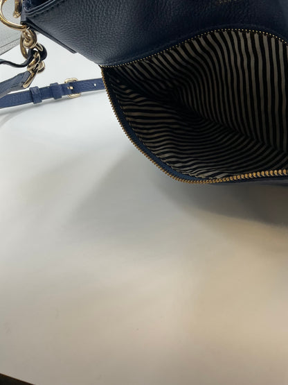Kate Spade New York Jackson Street Melisse Leather Crossbody Bag in the Horizon Blue (navy) colorway