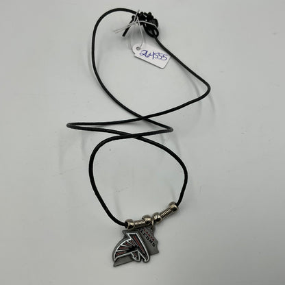 Atlanta Falcons NFL logo Pendand black cord Necklace
