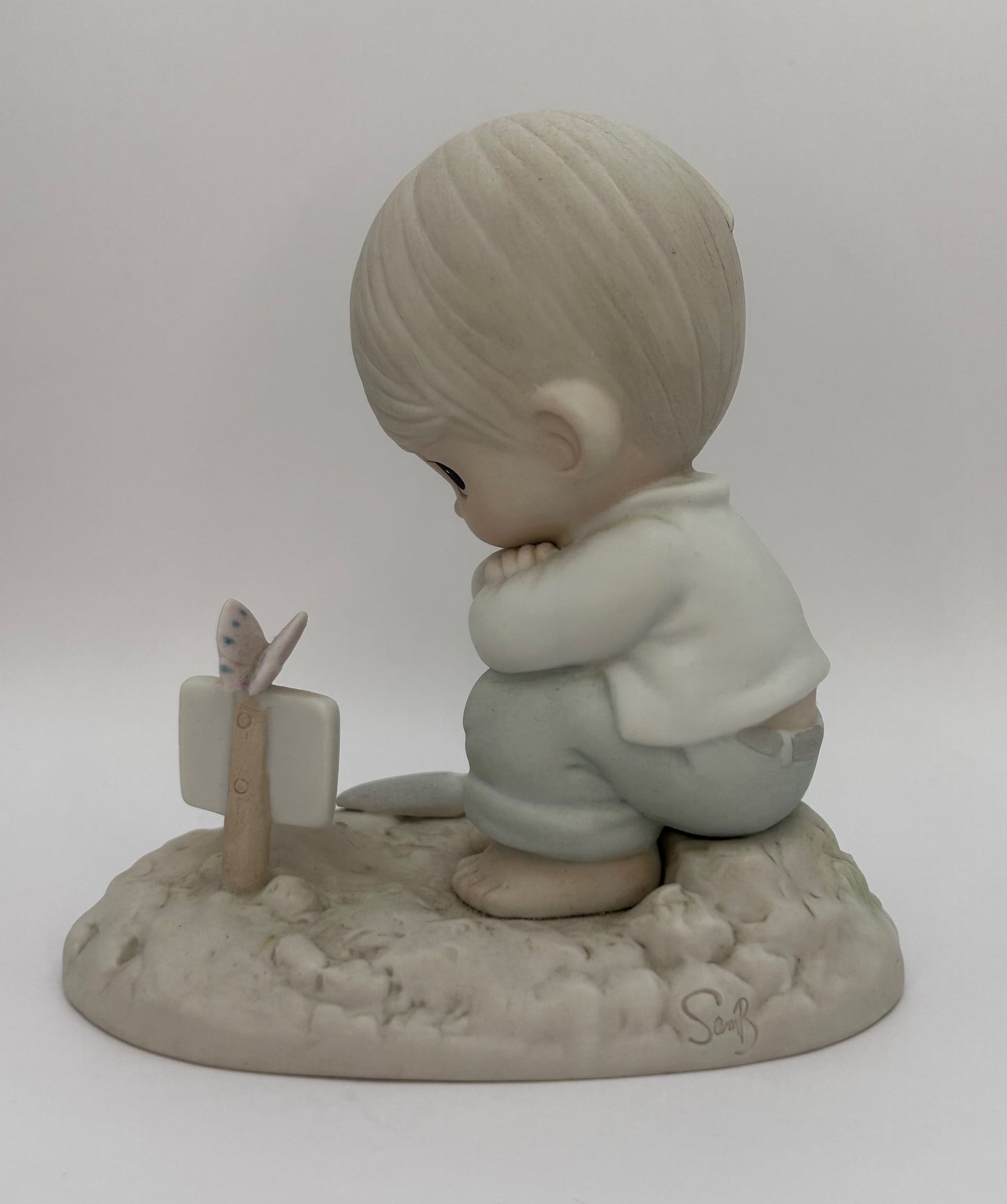Precious Moments Vintage 1987 Members Only Figurine In His Time New in Box Tags Mint