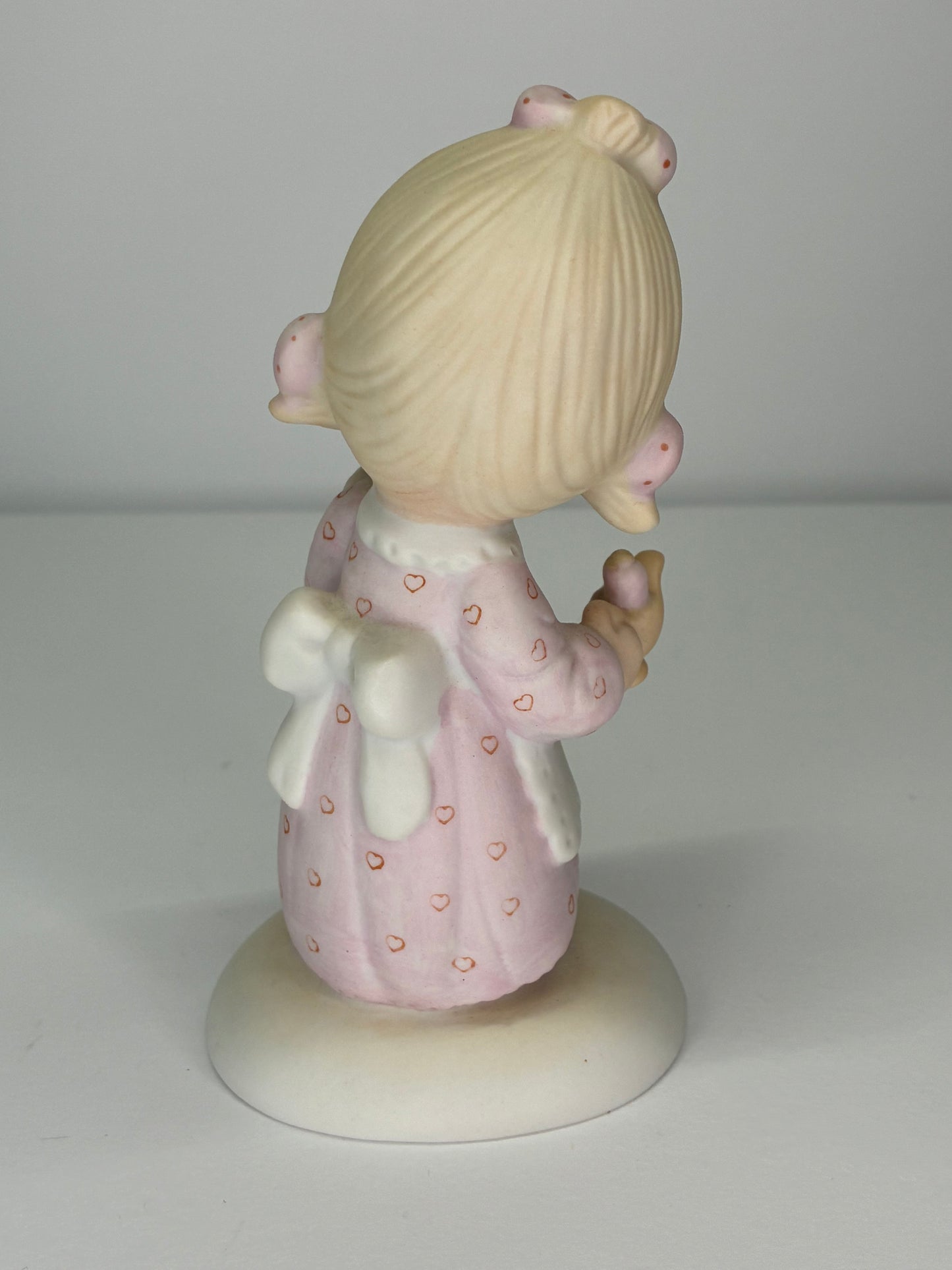 Precious Moments Vintage 1978 Jesus is the Light Hand Painted Porcelain Collectible Figurine Original Box