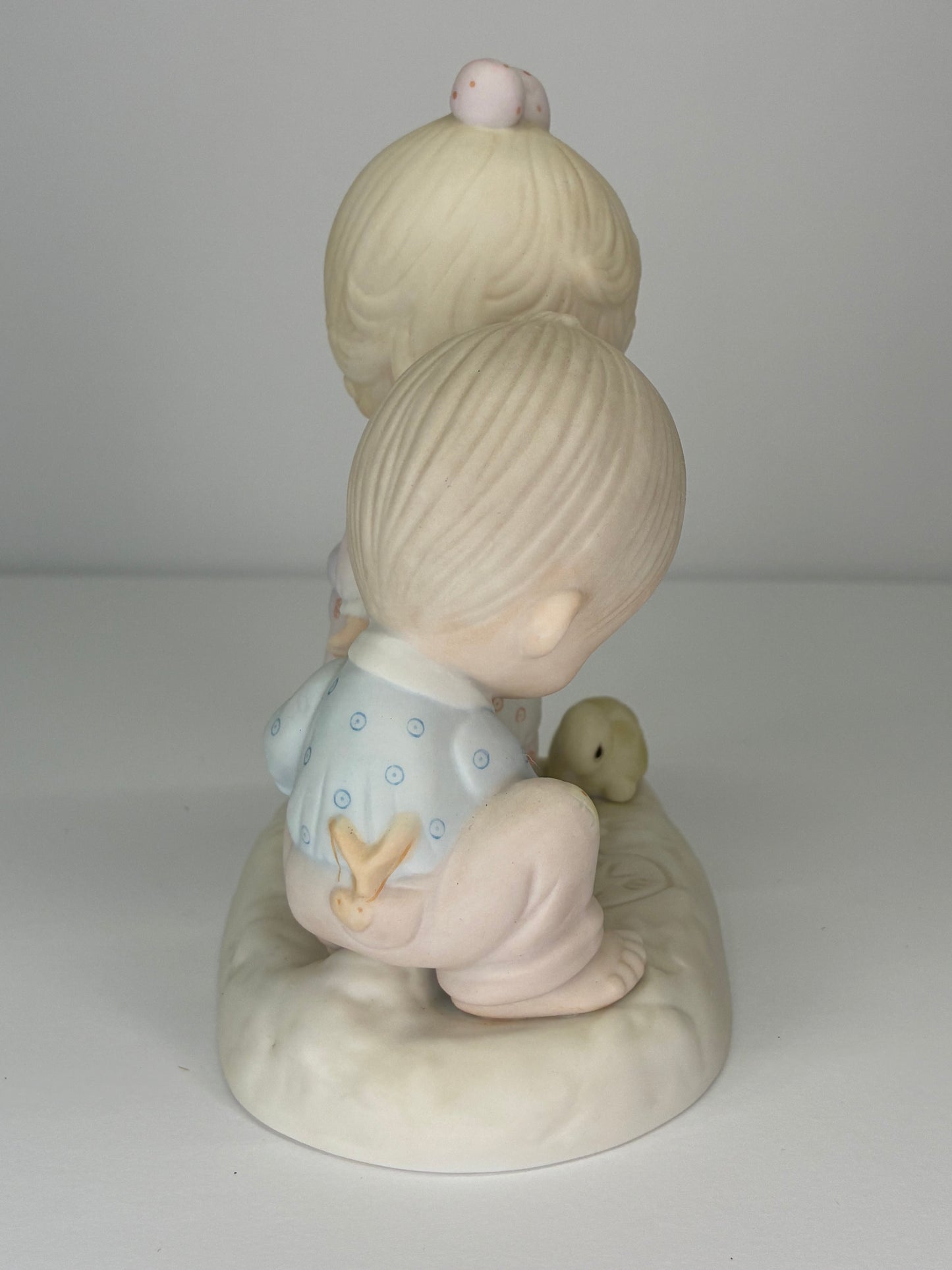 Precious Moments Vintage 1979 Thou Art Mine Hand Painted Porcelain Collectible Figurine Original Box