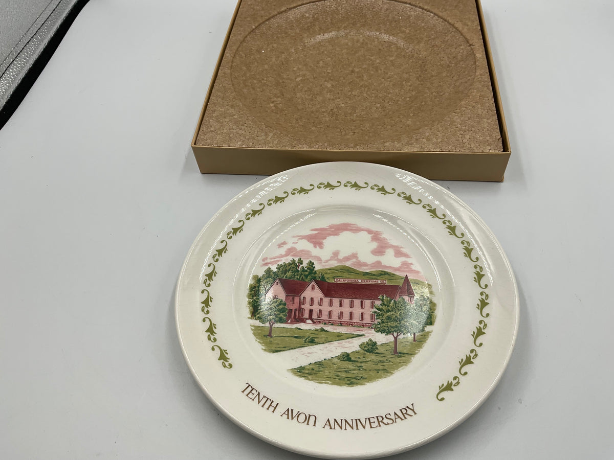 Vintage Avon Tenth Anniversary Collector’s Plate