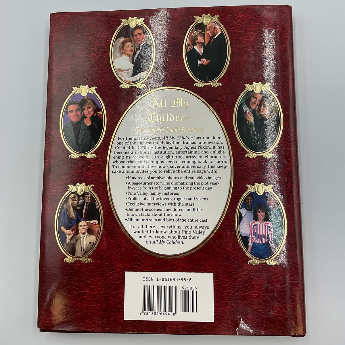 All My Children Complete Family Scrapbook Vintage 1994 Hardcover Book